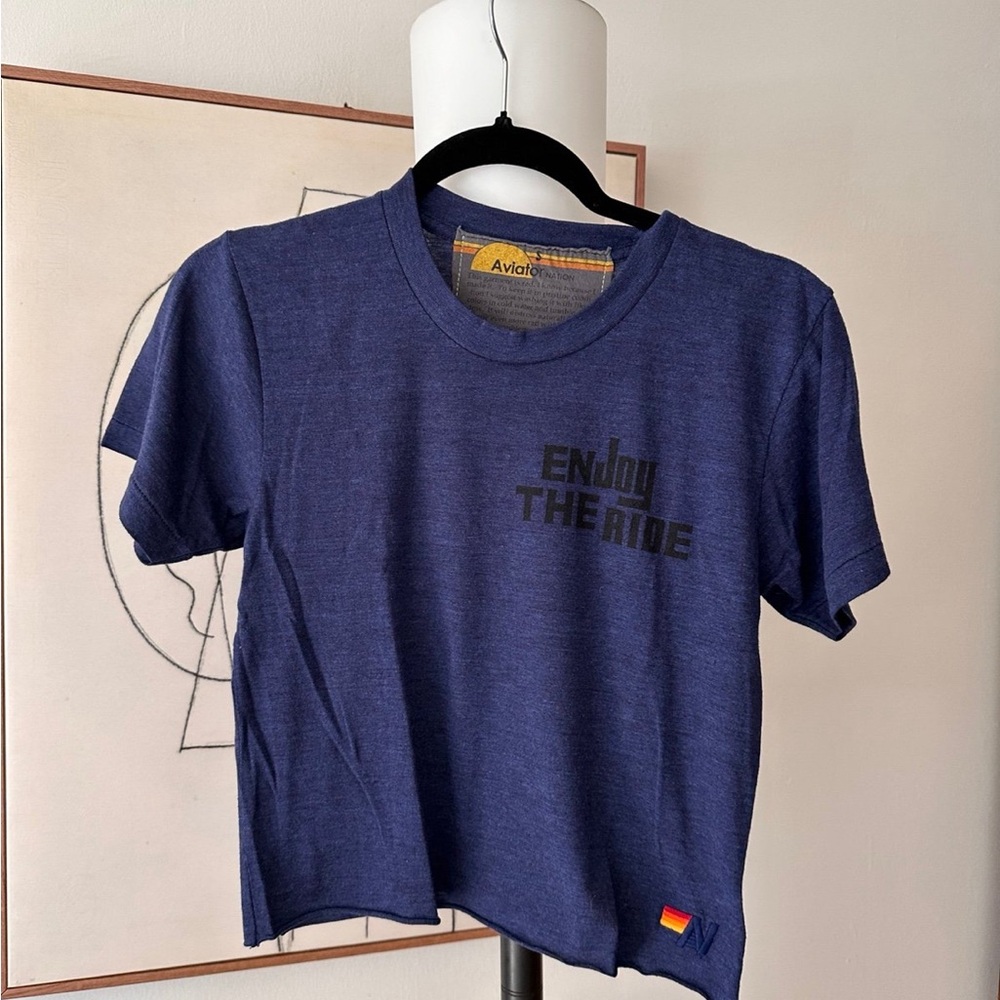 Aviator Nation Enjoy the Ride crop top